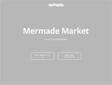 Tablet Screenshot of mermademarket.com